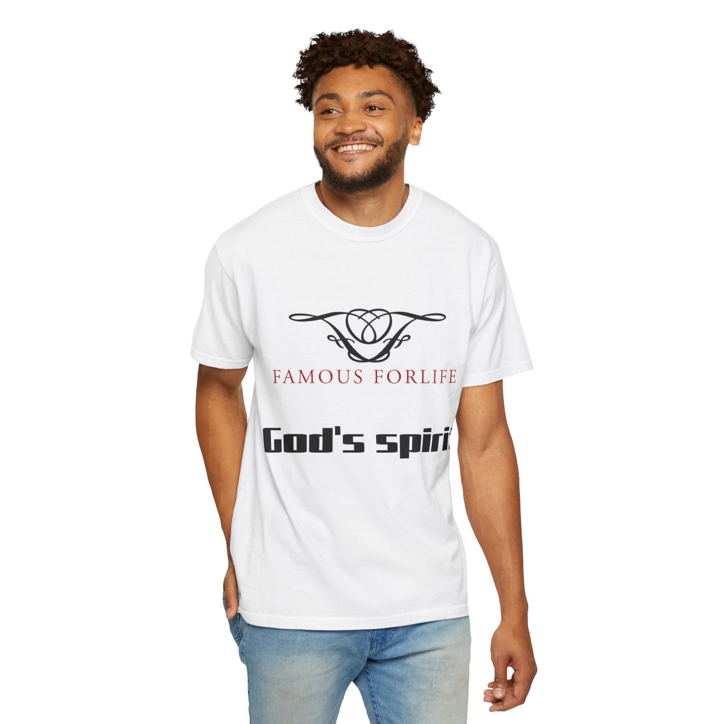 God's Spirit Unisex Garment-Dyed T-Shirt | Comfortable & Inspirational Tee for Faith-Based Events